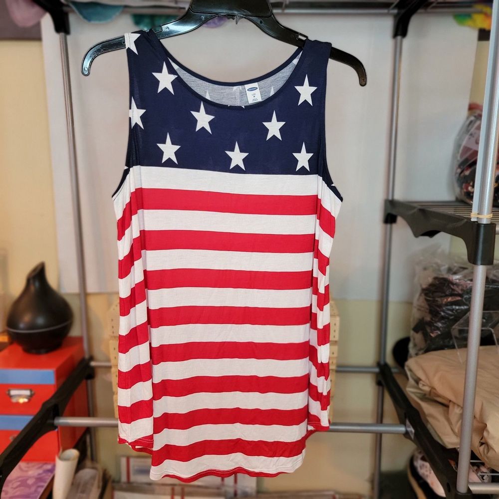 Old Navy Star Spangled Tank Top - Size Medium NWT